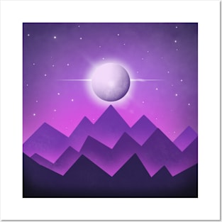 Purple Space Dreams Posters and Art